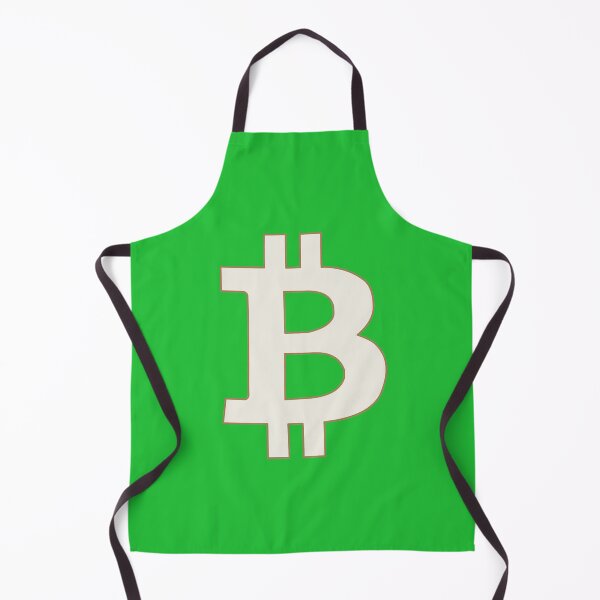 Item preview, white bitcoin green designed and sold by ZiphGames.