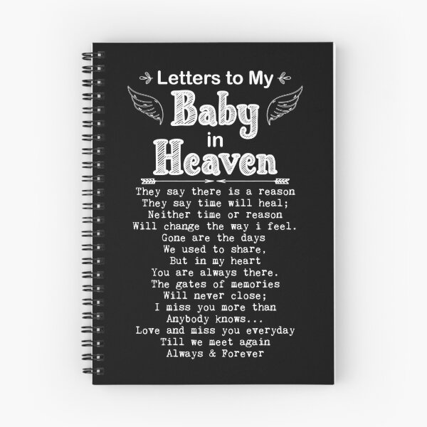 Item preview, Letters to My Baby in Heaven Journal designed and sold by BlackDodo.