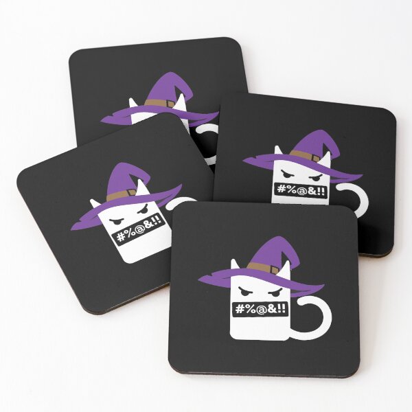 Item preview, FUNNY ANGRY WITCH CAT WITH HAT HALLOWEEN designed and sold by TheFirstOne.