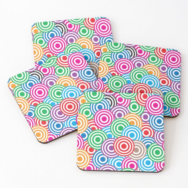 Item preview, Colorful Circles Pattern designed and sold by The Masked Designer.