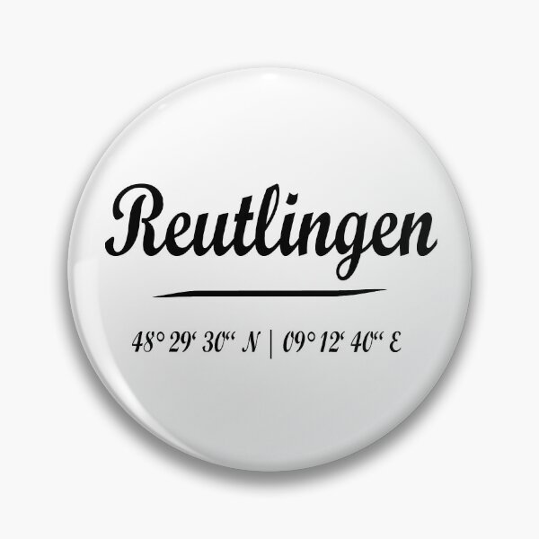 Item preview, Reutlingen with coordinates designed and sold by GeogDesigns.