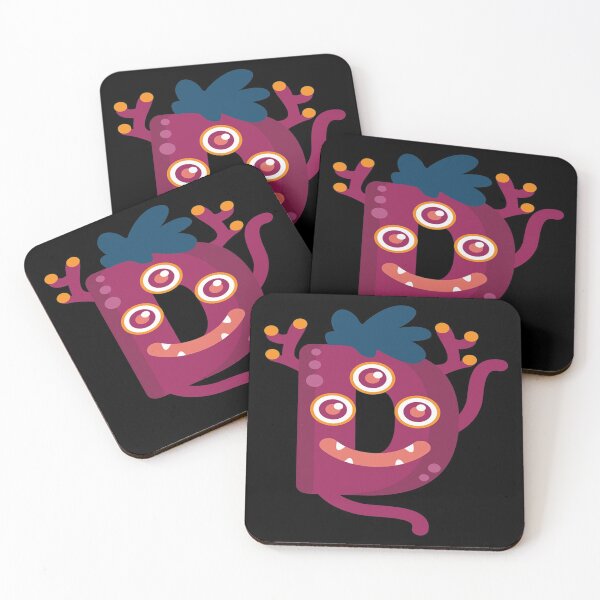 Item preview, Monster Alphabet - Alphabet Monsters D designed and sold by Coder-T.