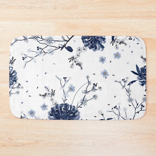 Item preview, Blue flowers designed and sold by mischellero.