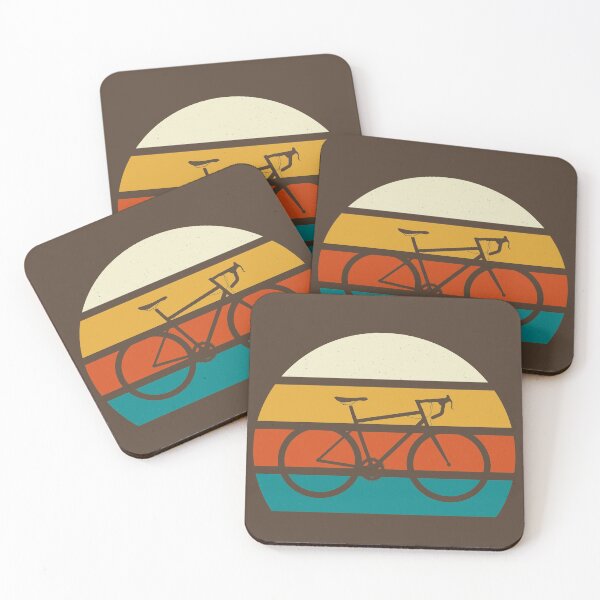 Item preview, Retro sunset vintage road bike designed and sold by Statim.