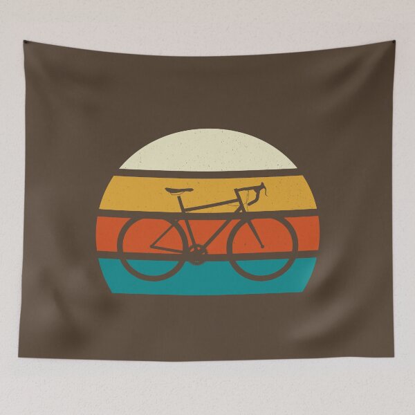 Item preview, Retro sunset vintage road bike designed and sold by Statim.