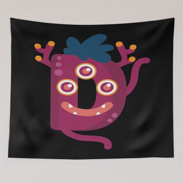 Item preview, Monster Alphabet - Alphabet Monsters D designed and sold by Coder-T.