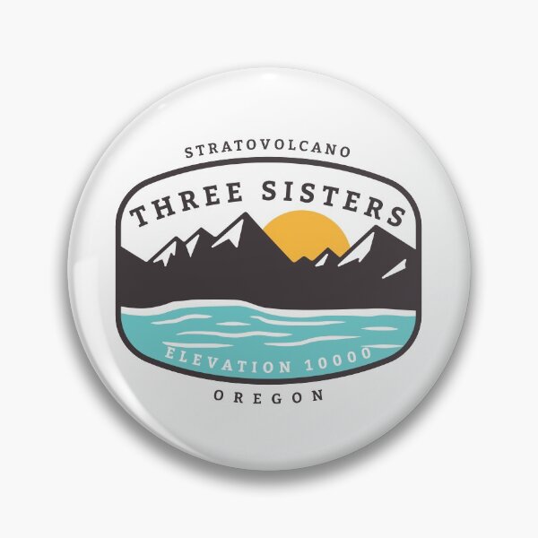 Item preview, Three Sisters Oregon mountains designed and sold by lydiavine.