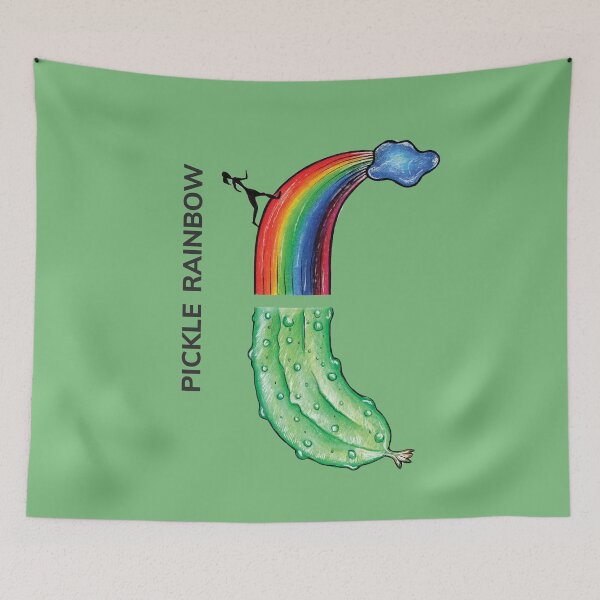 Item preview, PICKLE RAINBOW by FrankenDuo turqeese designed and sold by FrankenDuo.