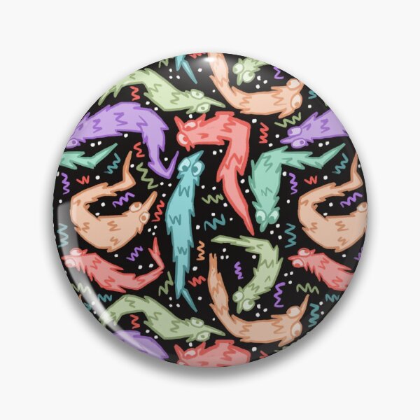 Item preview, wild worm on string dark mode designed and sold by mali-dolly.