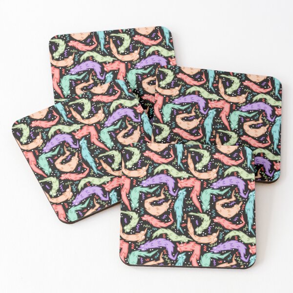Item preview, wild worm on string dark mode designed and sold by mali-dolly.
