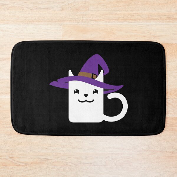 Item preview, FUNNY CUTE WITCH CAT WITH HAT HALLOWEEN designed and sold by TheFirstOne.