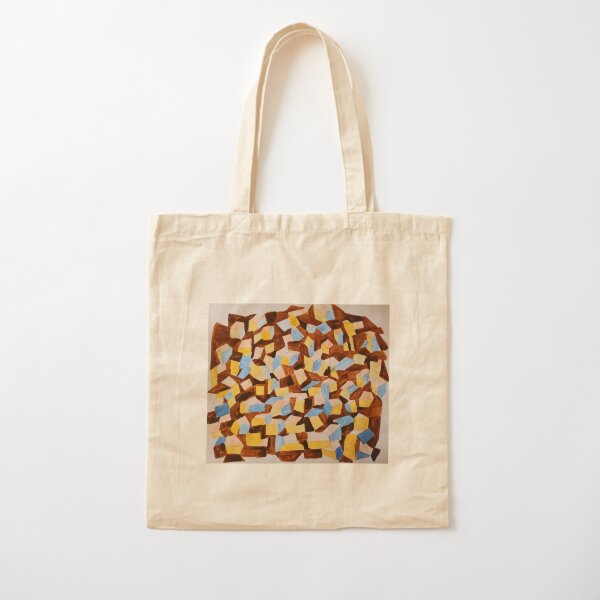Grids Cotton Tote Bag