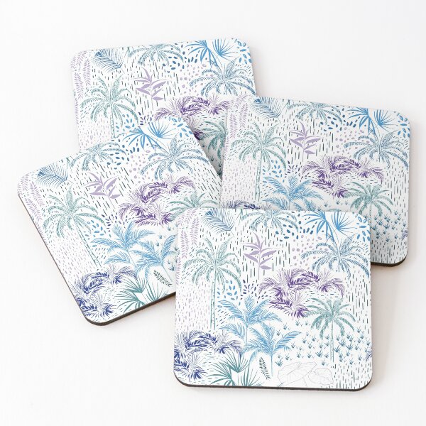 Item preview, Bluish palms designed and sold by mischellero.