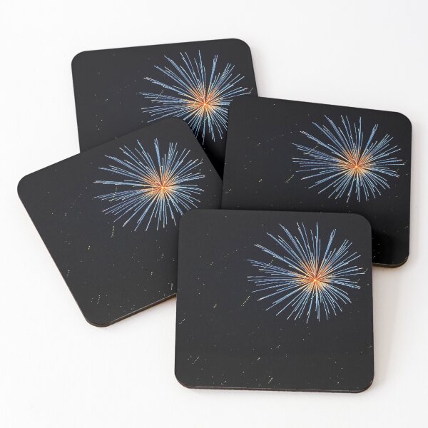 Item preview, Blue and Gold Fireworks Explosion designed and sold by Patrincia.