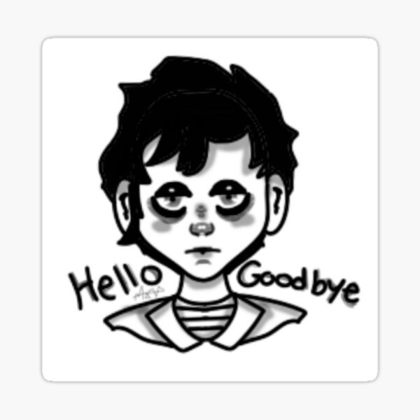 Klaus Hargreeves gothic design Sticker