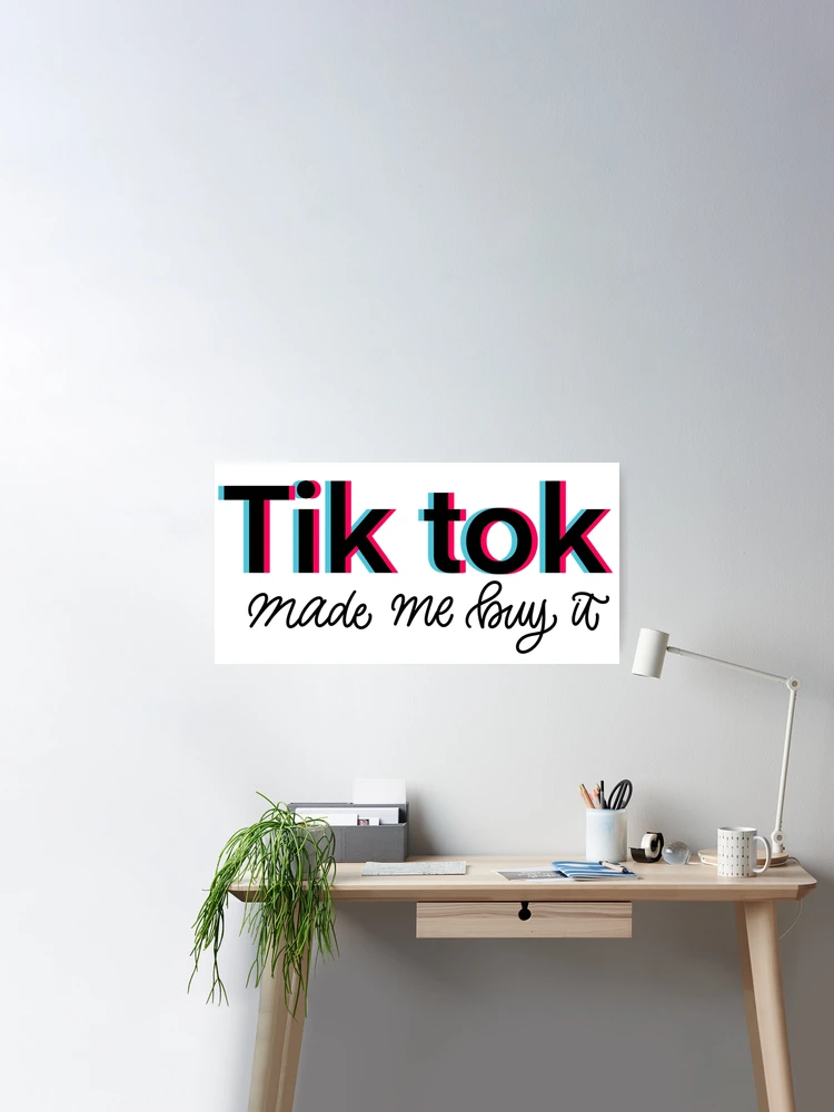 TikTok made me buy it  Sticker by humanthings