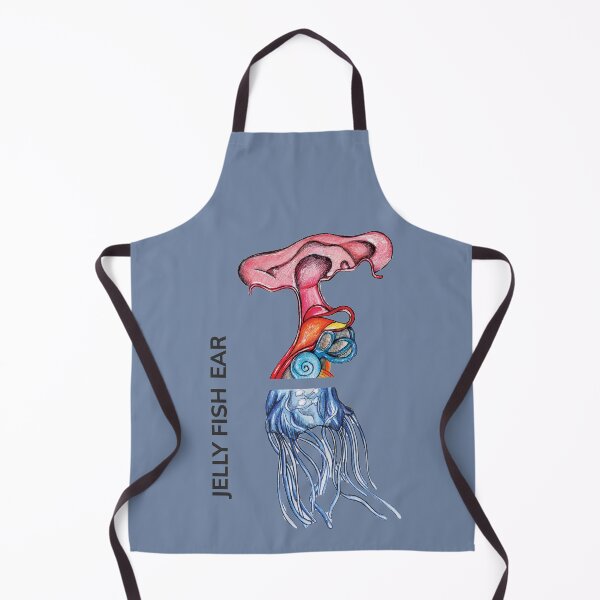 Item preview, JELLY FISH EAR by FrankenDuo steel blue grey designed and sold by FrankenDuo.