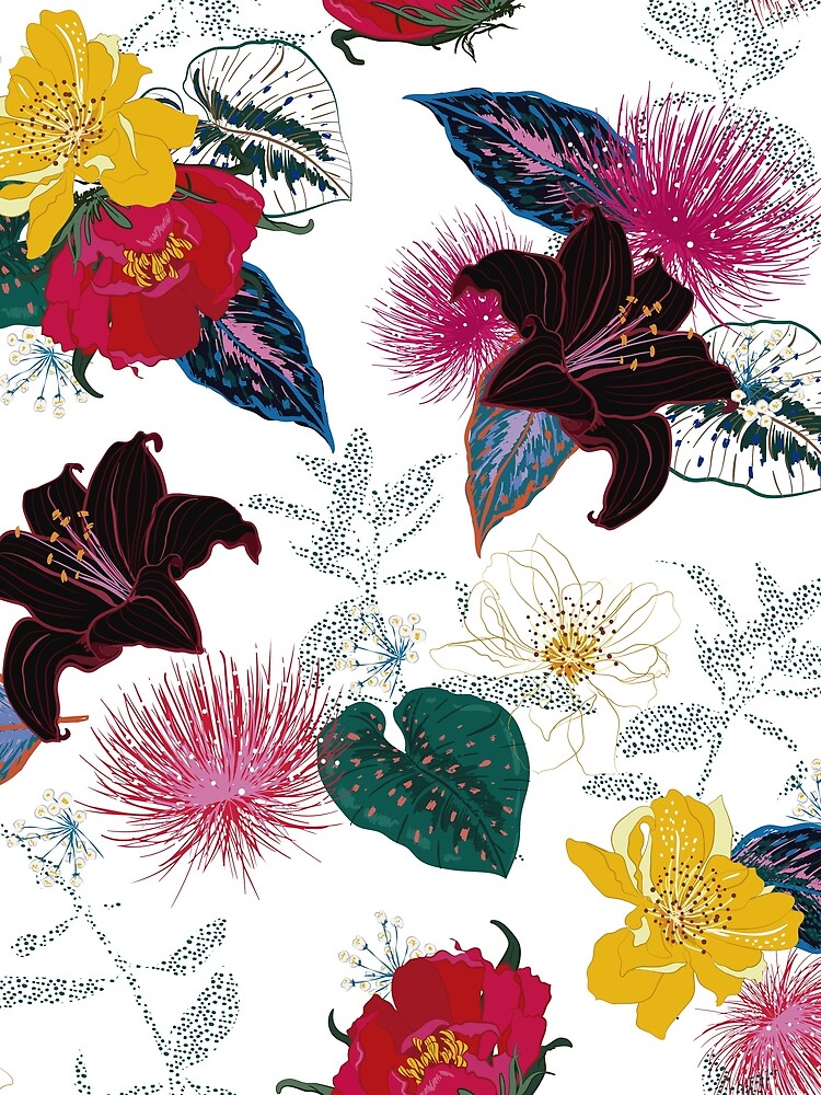 Thumbnail 3 of 3, Scarf, Botanical Samples designed and sold by mischellero.