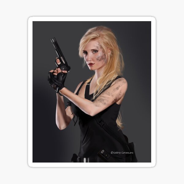 Blonde armée DIgital Sticker