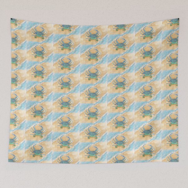 Item preview, Blue Crab In The Sand designed and sold by karen  curinga.
