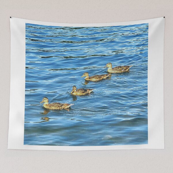 Item preview, Four Ducks Swimming designed and sold by Quirki.