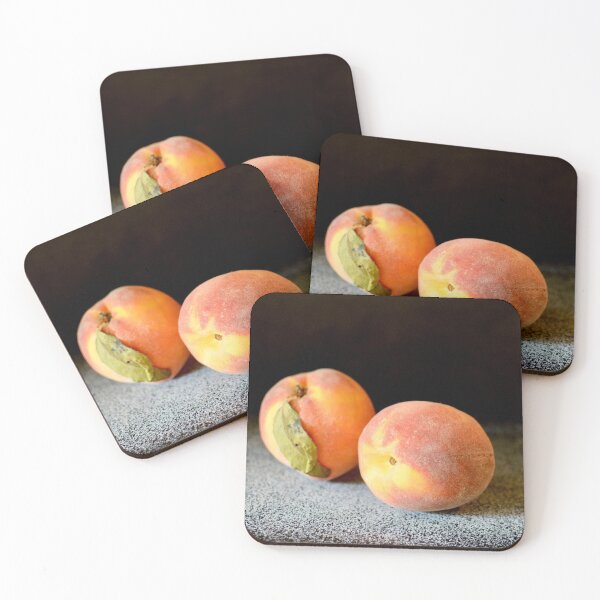 Item preview, Ripe Summer Peaches on Black designed and sold by Patrincia.