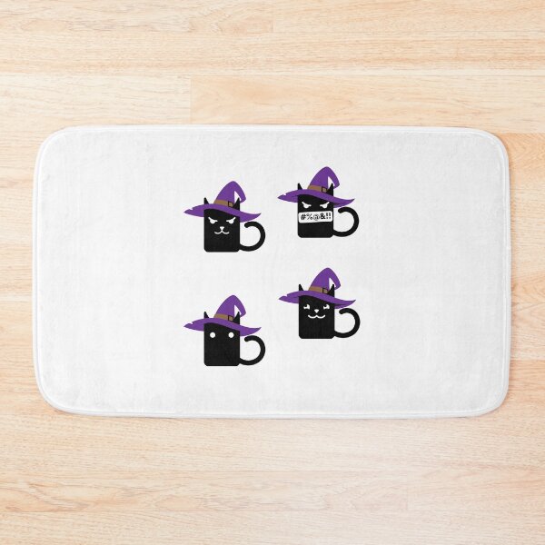 Item preview, FUNNY HALLOWEEN CUTE WITCH CAT WITH HAT PACK designed and sold by TheFirstOne.