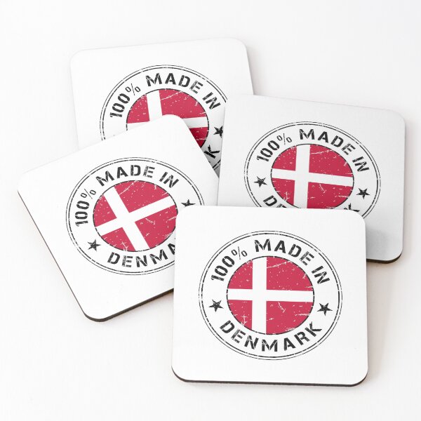Item preview, Denmark Danish flag flag stamp designed and sold by GeogDesigns.