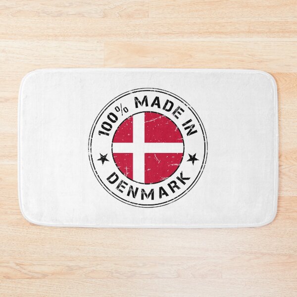Item preview, Denmark Danish flag flag stamp designed and sold by GeogDesigns.