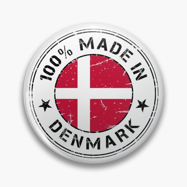 Item preview, Denmark Danish flag flag stamp designed and sold by GeogDesigns.