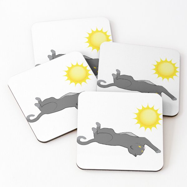 Item preview, Funny Lazy Cat Lying in the Sun designed and sold by TheInkElephant.
