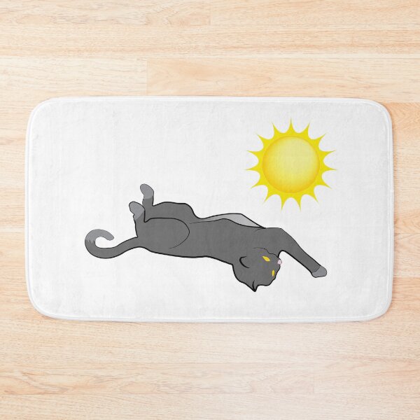 Item preview, Funny Lazy Cat Lying in the Sun designed and sold by TheInkElephant.