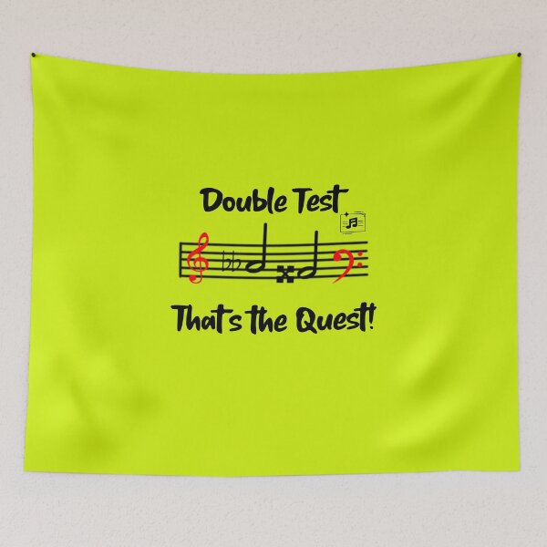 Item preview, "Double Test-That's the Quest!"- Music Piano Band Orchestra  designed and sold by musicmusicpin.