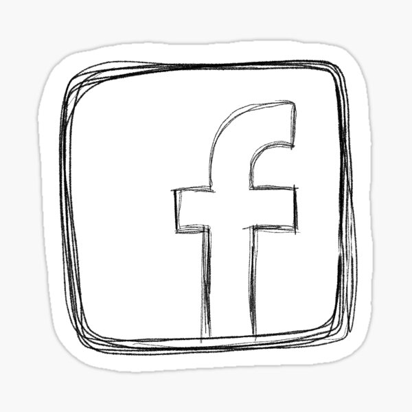 Facebook Icon Stickers Redbubble