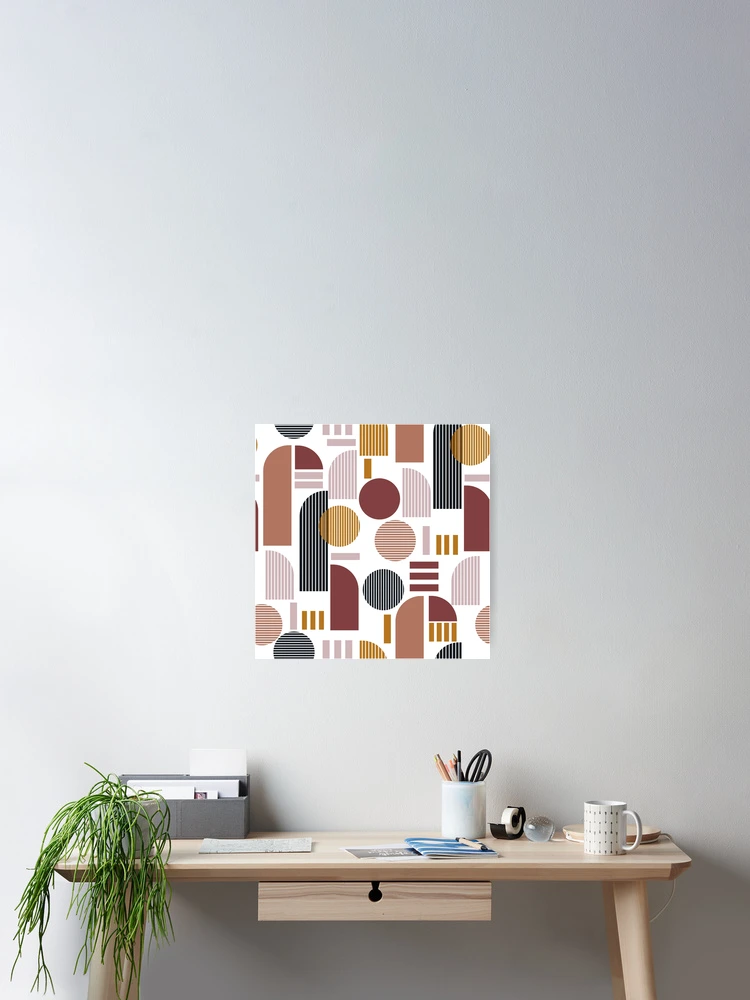 Thumbnail 2 of 3, Poster, Geometric Pattern designed and sold by mischellero.