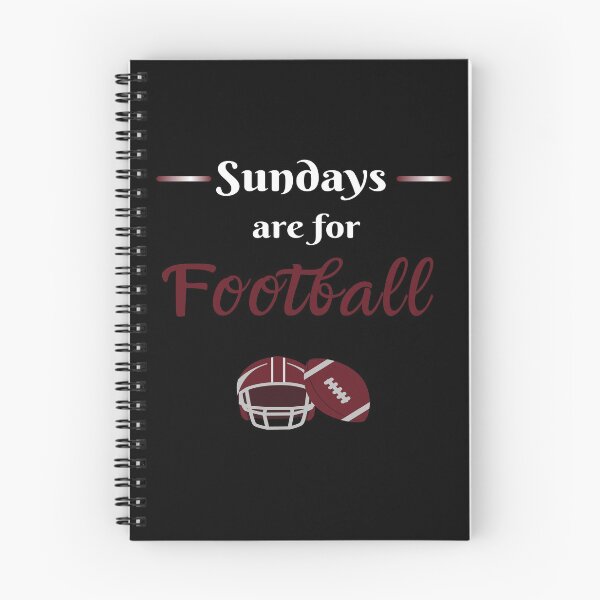Aperçu de l'œuvre Les dimanches sont pour le football (police blanche) créée et vendue par IMFearfullyMade.