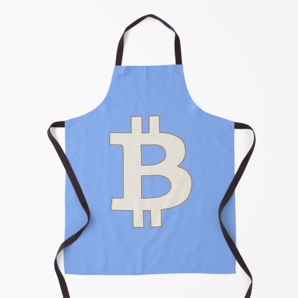 Item preview, white bitcoin blue designed and sold by ZiphGames.