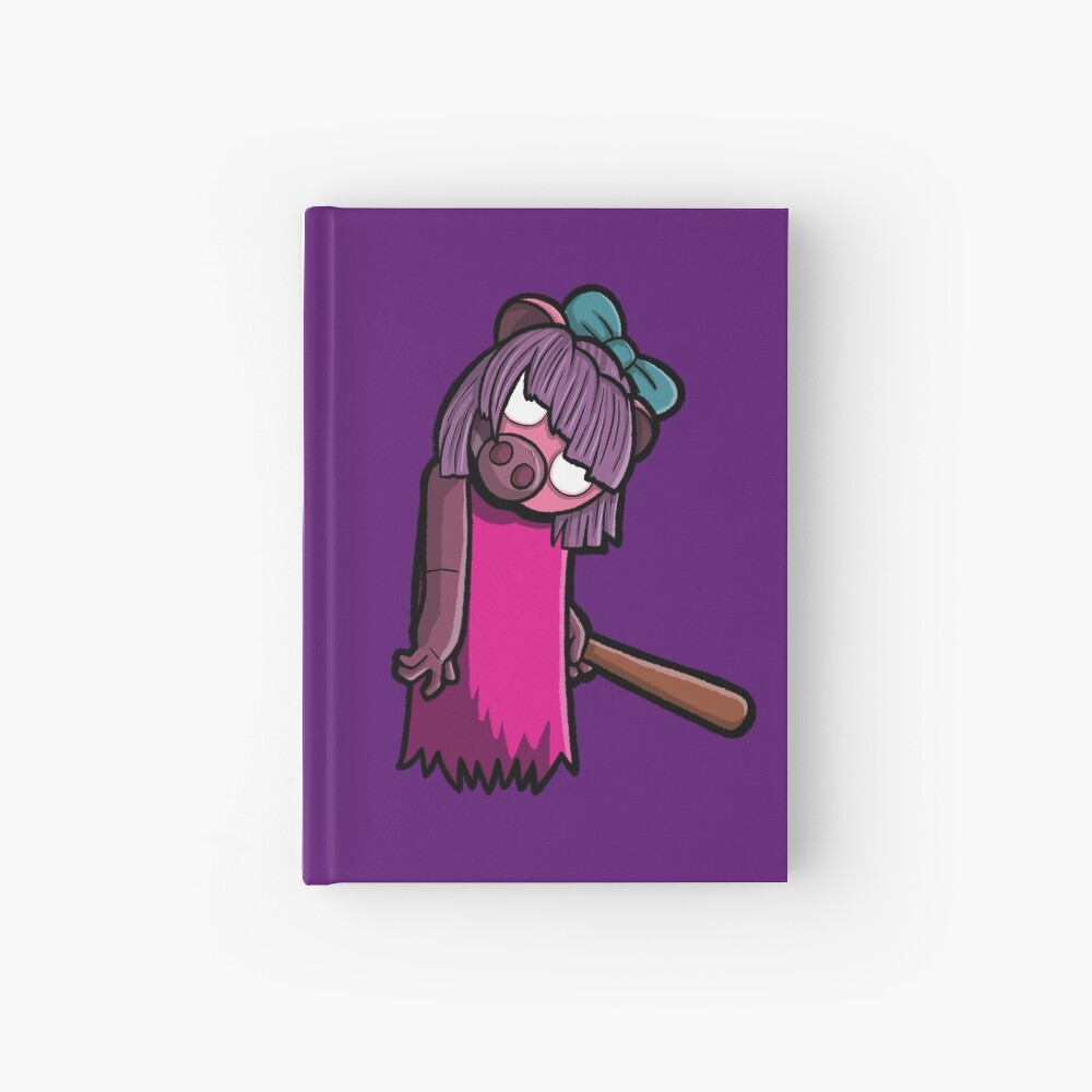 Pig With A Baseball Bat Spiral Notebook By Tubers Redbubble - roblox piggy baseball bat