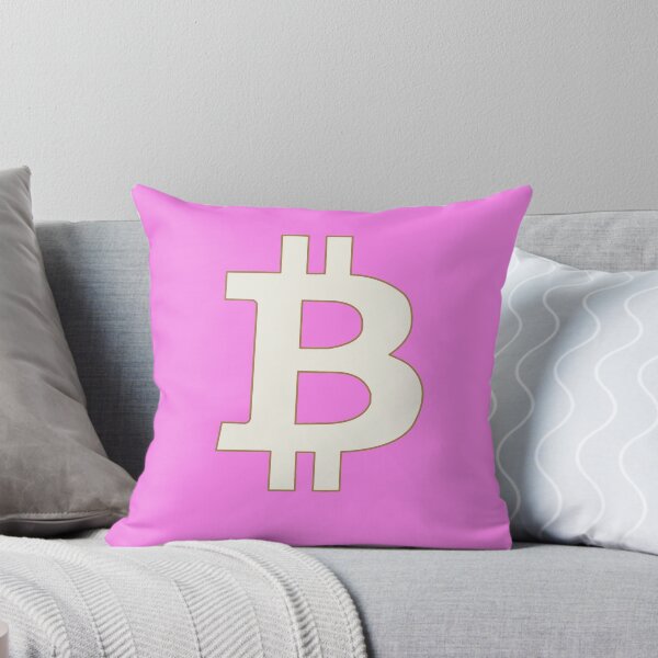 Item preview, white bitcoin pink designed and sold by ZiphGames.