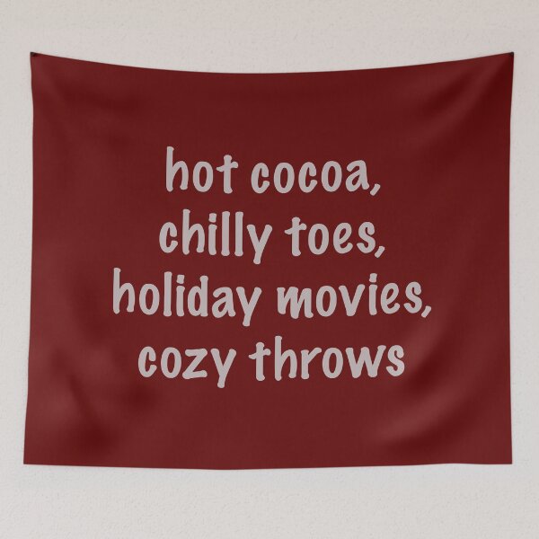 Item preview, Cozy Holiday Poem designed and sold by Whoopsidoodle.