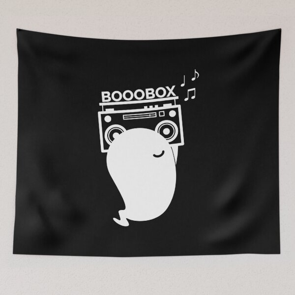 Item preview, BOOBOX BOOMBOX, FUNNY HALLOWEEN GHOST PUNS designed and sold by TheFirstOne.