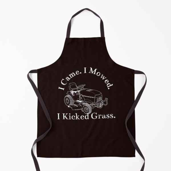 Item preview, I Came. I Mowed. I Kicked Grass. Riding Lawn Mower Distressed Design designed and sold by Angela Mello.