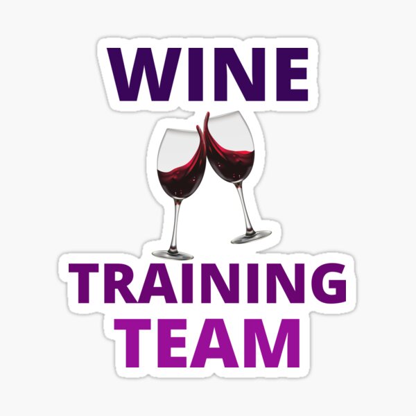 Artikel-Vorschau von Weintrainingsteam, Weintrainingsteam T-Shirt, lustiges Weinhemd, Frauenwein-T-Shirt, Wein, designt und verkauft von BousboulaStorie.