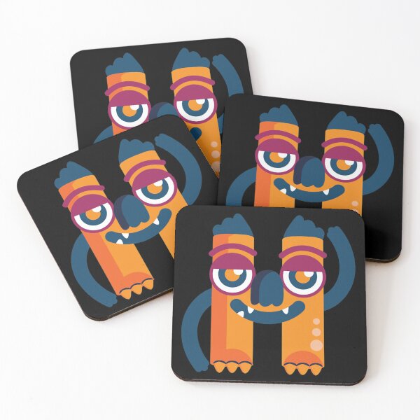 Item preview, Monster Alphabet - Alphabet Monsters H designed and sold by Coder-T.
