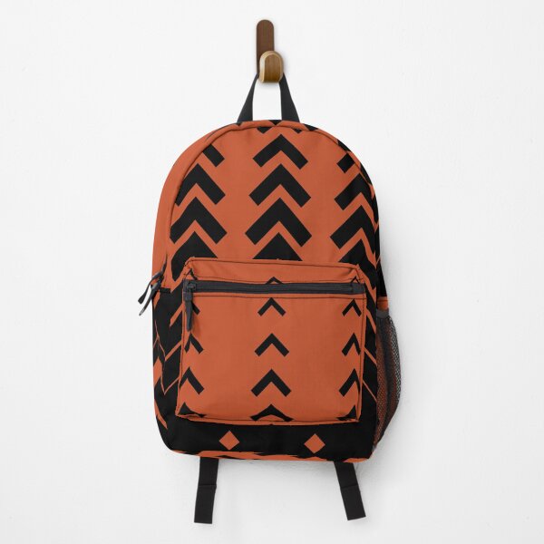 Item preview, Orange and Black Arrowhead Vertical Gradient Lines designed and sold by masterbones.
