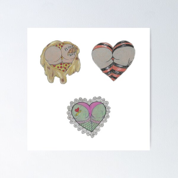 Item preview, paper butts designed and sold by carinasaurusrex.