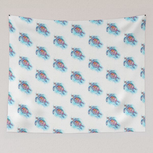 Item preview, Colorful Rainbow Sea Turtle designed and sold by karen  curinga.