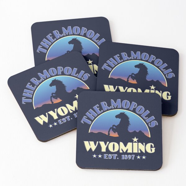 Item preview, Thermopolis, Wyoming Wild Horse Gifts designed and sold by NoBonesLife.