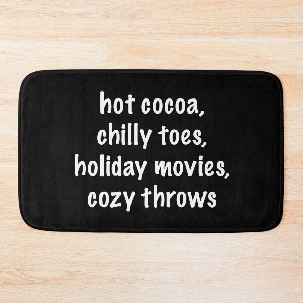 Item preview, Cozy Holiday Poem in Black and White designed and sold by Whoopsidoodle.