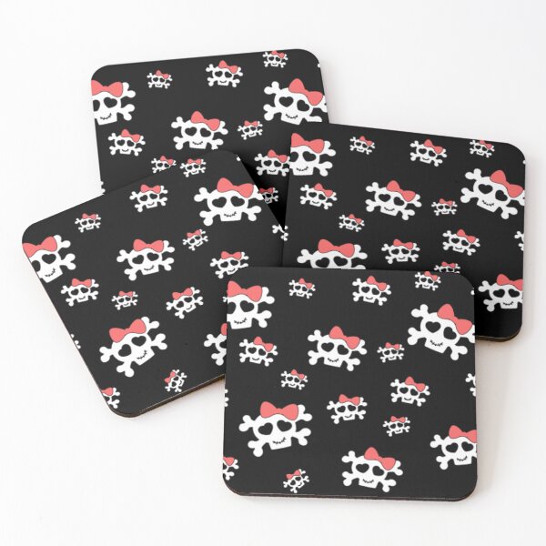 Item preview, skull with bows pattern designed and sold by UNApologetical.